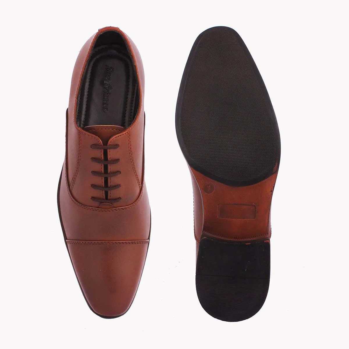 Tan Oxford Lace-ups