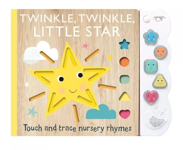 Touch and Trace Nursery Rhymes: Twinkle, Twinkle Little Star with 5-Buttton Light and Sound