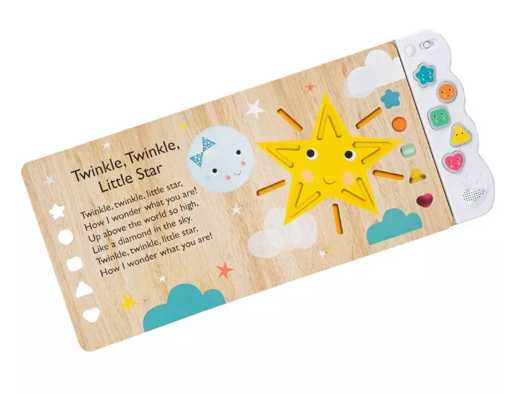 Touch and Trace Nursery Rhymes: Twinkle, Twinkle Little Star with 5-Buttton Light and Sound