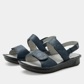 Verona Basketry Navy Sandal