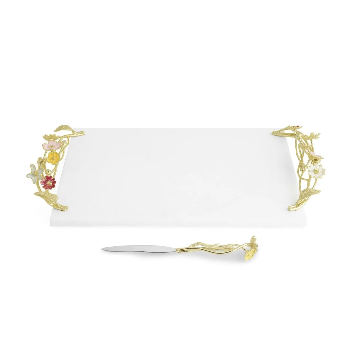 Wildflowers Cheeseboard with Knife