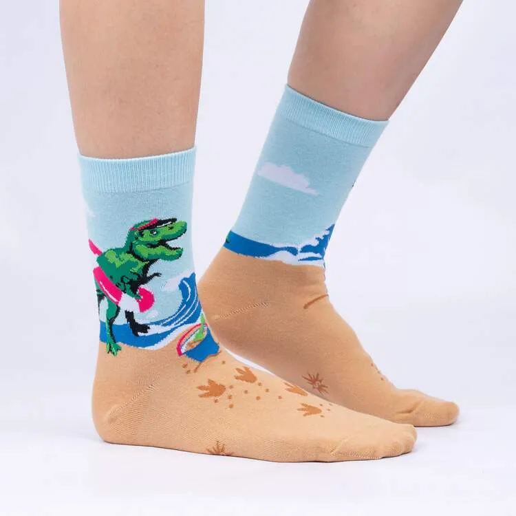 Women's Dinos Gone Wild Crew Socks