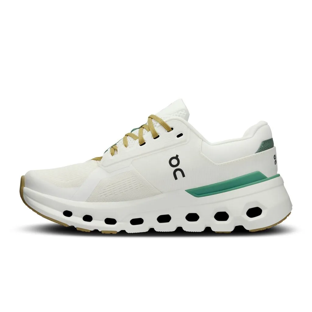 Women's On Cloudrunner 2 Color: Undyed White | Green