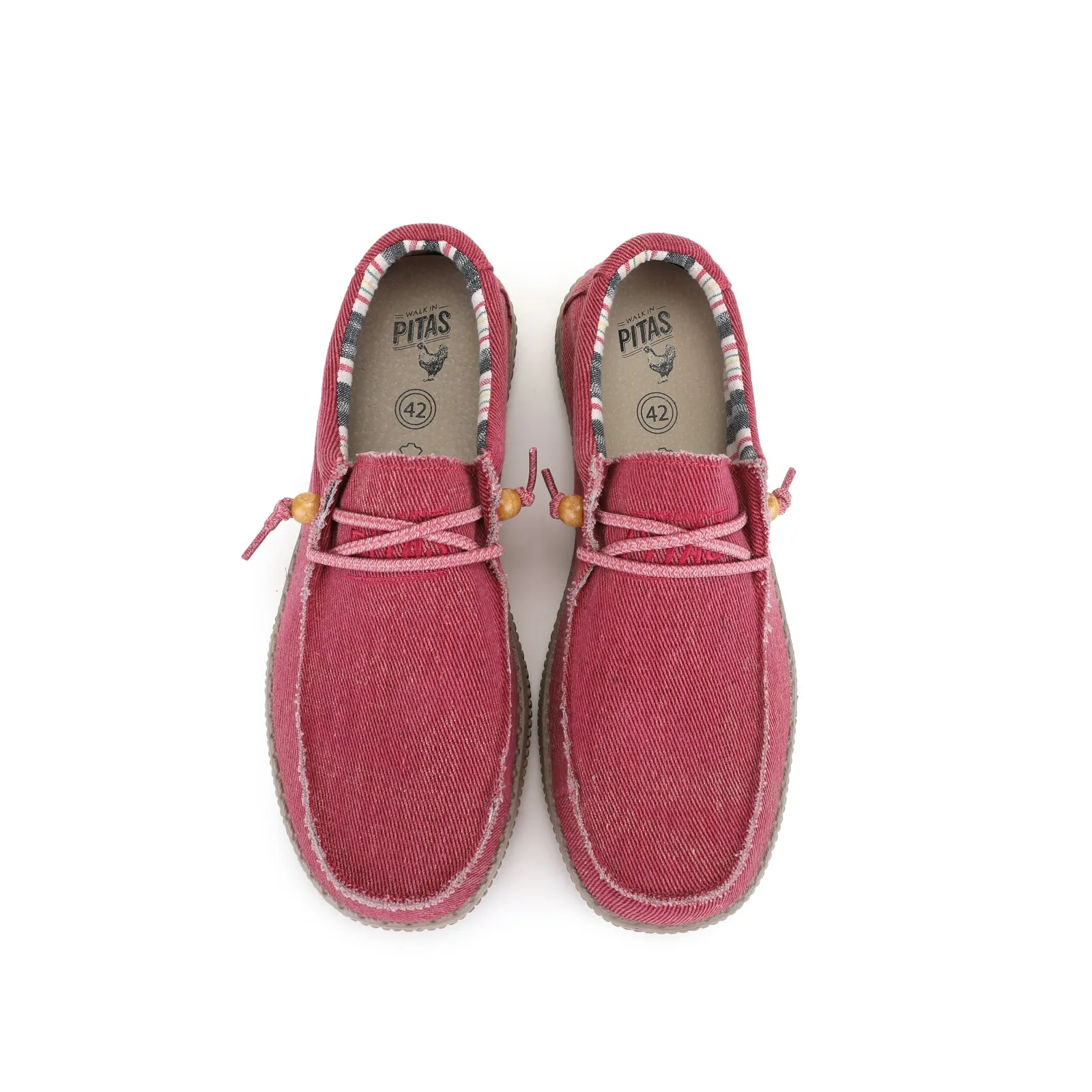 WP150 Red Rustic Weave Wallabi Easy-Ons